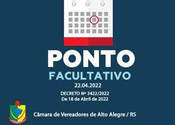 Ponto Facultativo 22/04/2022