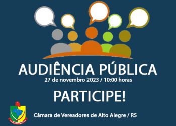 EDITAL DE CONVOCAÇÃO PARA AUDIÊNCIA PÚBLICA – 27/11/2023