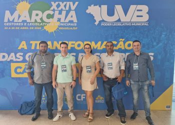 Vereadores participam da XXIV Marcha dos Gestores e Legislativos Municipais