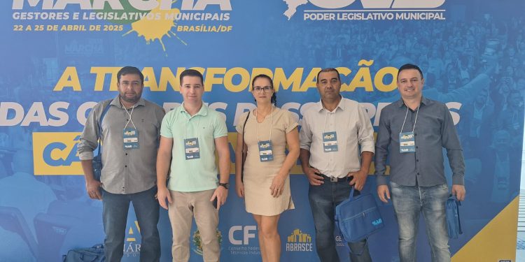 Vereadores participam da XXIV Marcha dos Gestores e Legislativos Municipais
