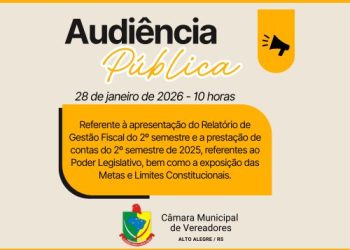 EDITAL DE CONVOCAÇÃO 03/2026 – AUDIÊNCIA PÚBLICA A SER REALIZADA NO DIA 28/01/2026