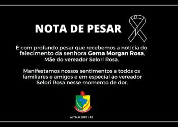 LUTO – NOTA DE PESAR