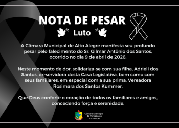 LUTO – NOTA DE PESAR