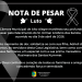 LUTO – NOTA DE PESAR